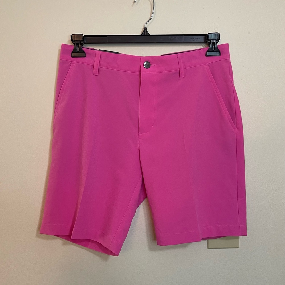 Adidas Ultimate365 Athletic Short Golf Tennis Hot Pink Size 30”. Unisex NWT